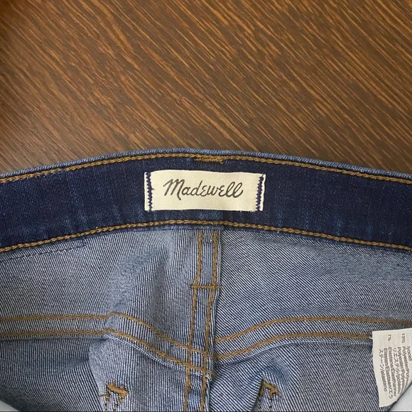 Madewell 10" High-Rise Skinny Jeans in Danny Wash: TENCEL™ Denim Edition Size 26 - Picture 9 of 11